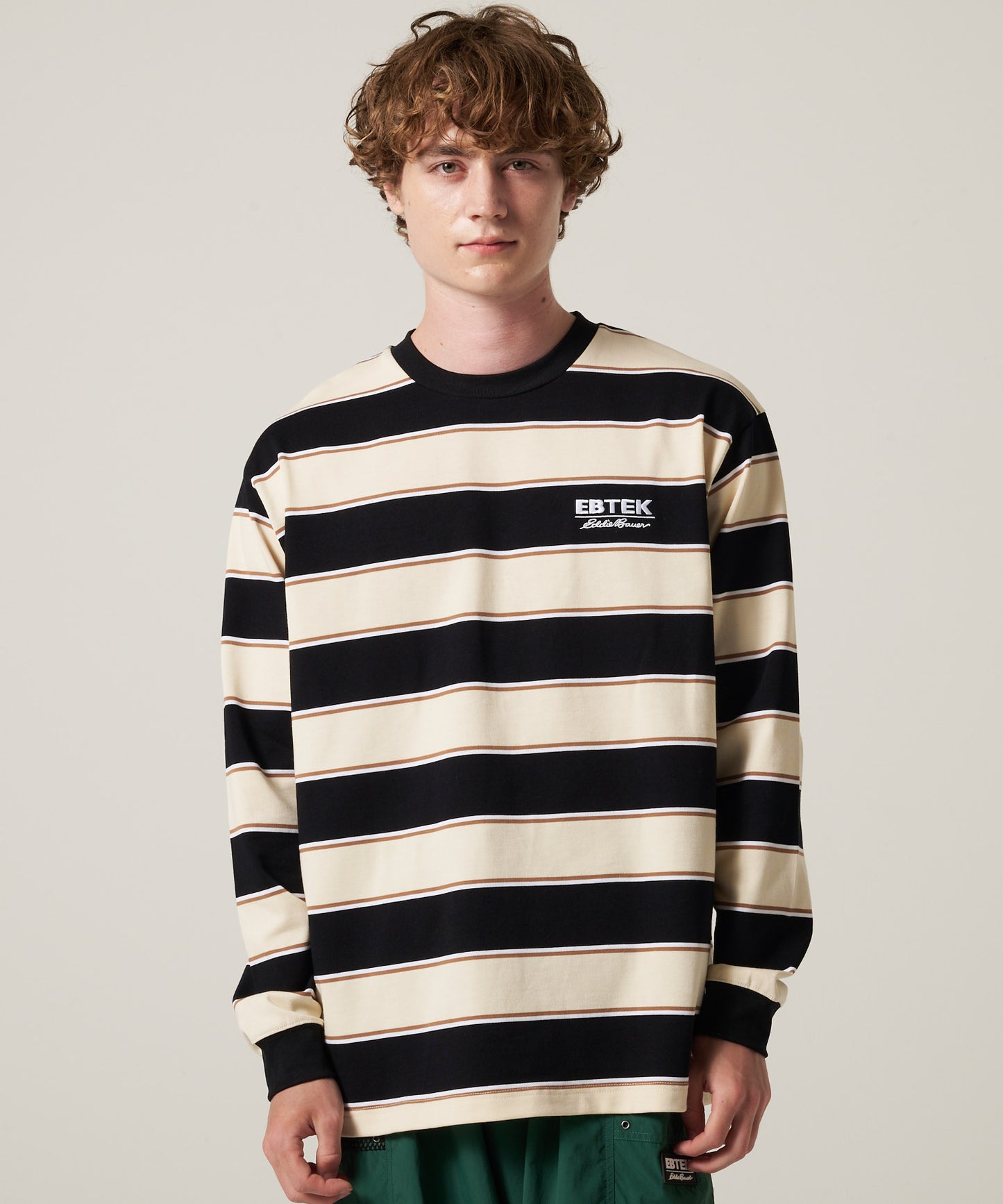 【予約】EBTEK ボーダー 長袖Tシャツ/EBTEK BORDER LS TEE