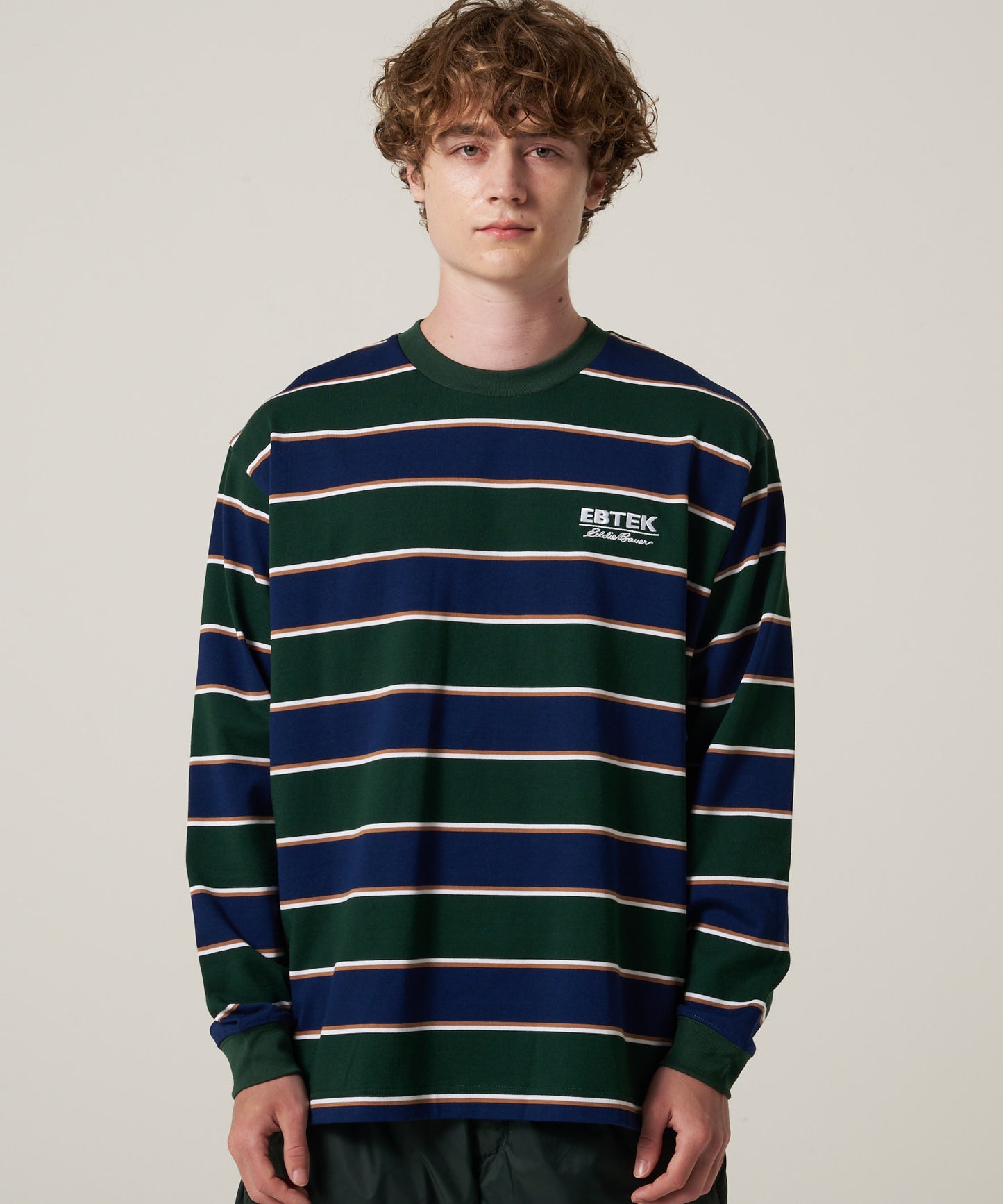 【予約】EBTEK ボーダー 長袖Tシャツ/EBTEK BORDER LS TEE
