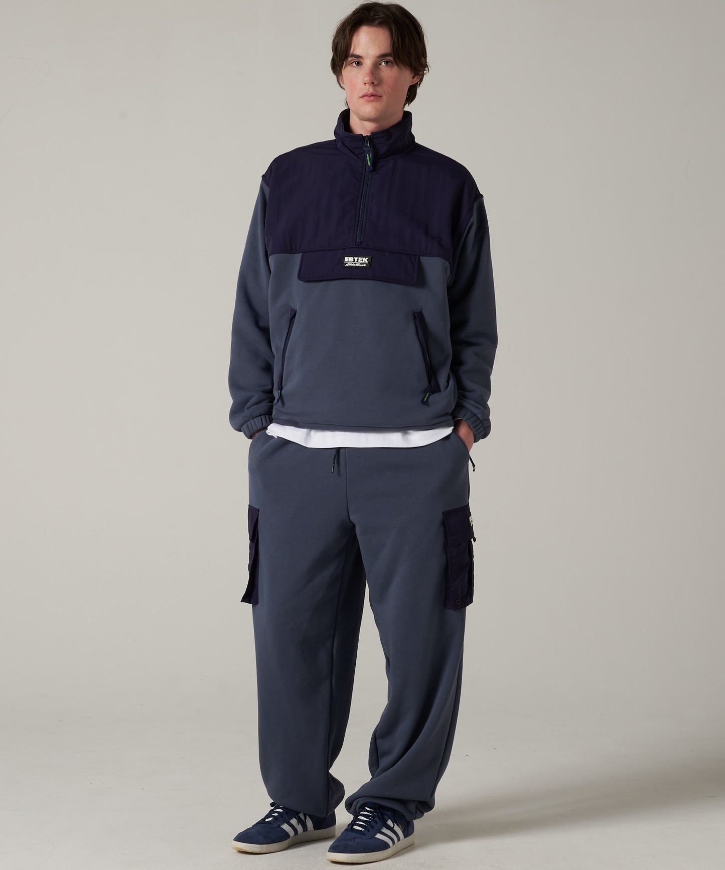 EBTEK ハーフジップ スウェット/EBTEK HALF ZIP SWEAT