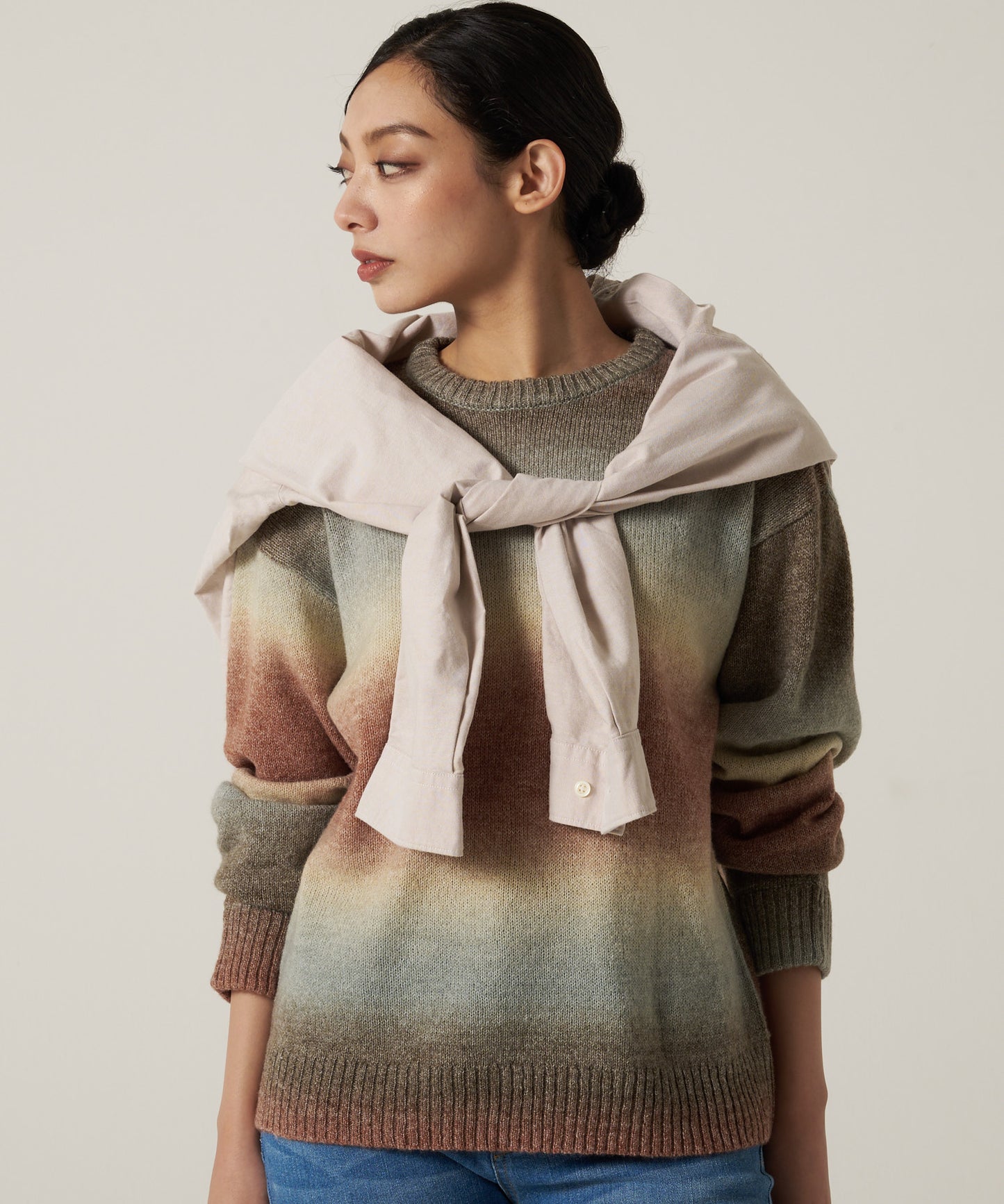 オンブレ ニットセーター/OMBRE KNIT SWEATER