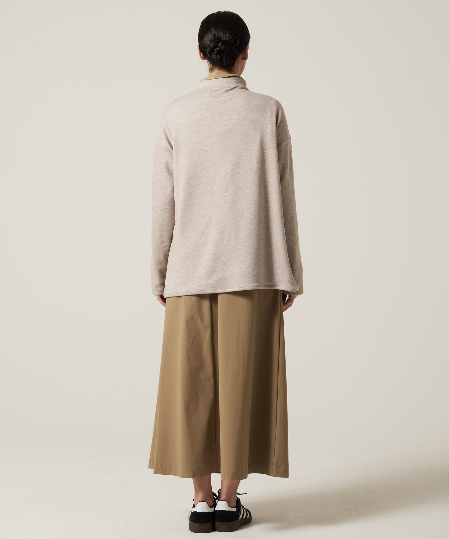 マシュマロ リブ フロー プルオーバー/MARSHMALLOW RIBBED FLOW PULLOVER