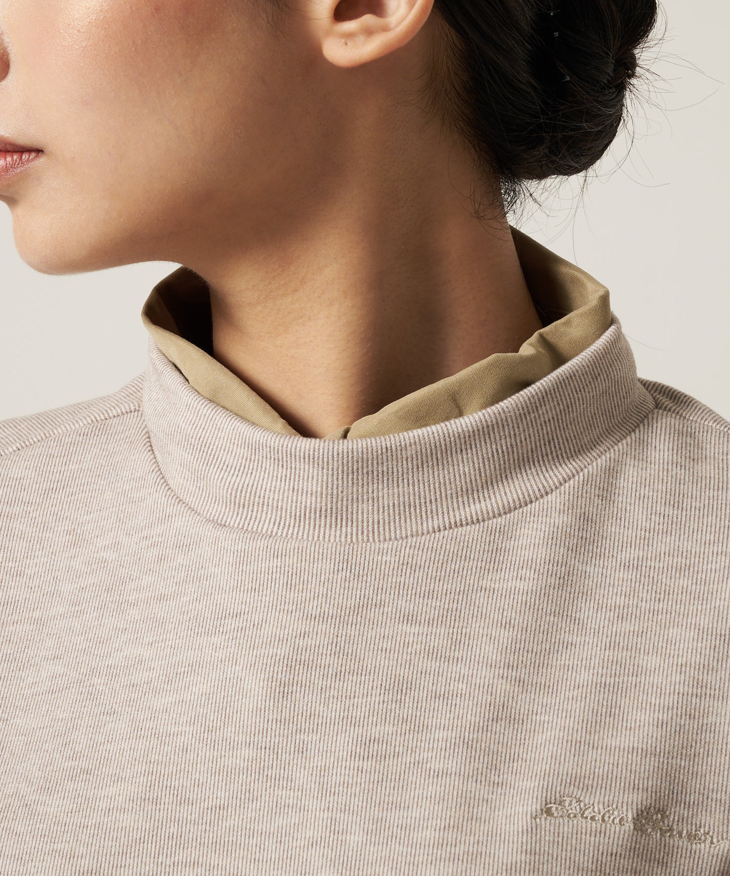 マシュマロ リブ フロー プルオーバー/MARSHMALLOW RIBBED FLOW PULLOVER