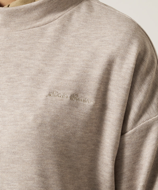 マシュマロ リブ フロー プルオーバー/MARSHMALLOW RIBBED FLOW PULLOVER