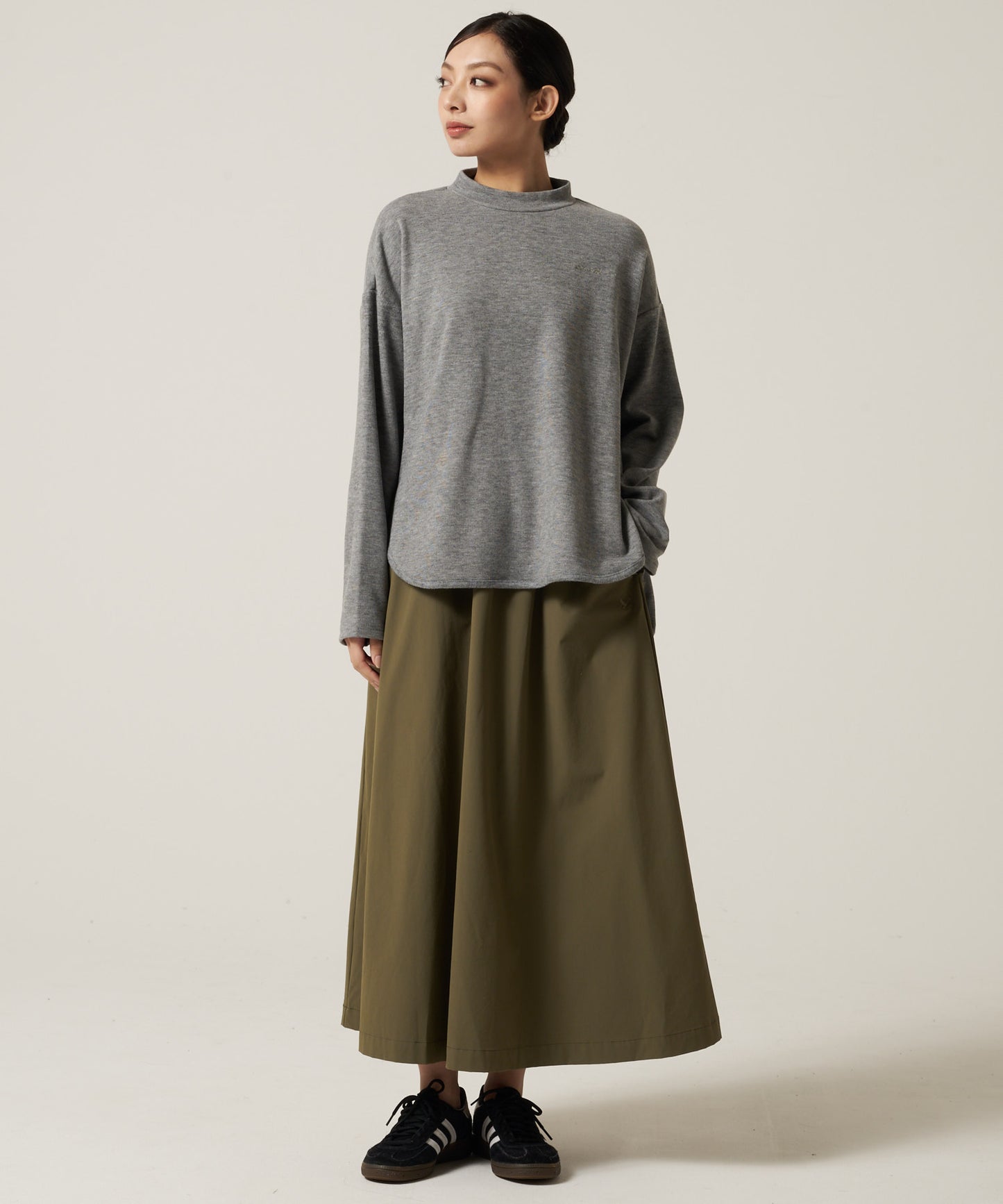 マシュマロ リブ フロー プルオーバー/MARSHMALLOW RIBBED FLOW PULLOVER