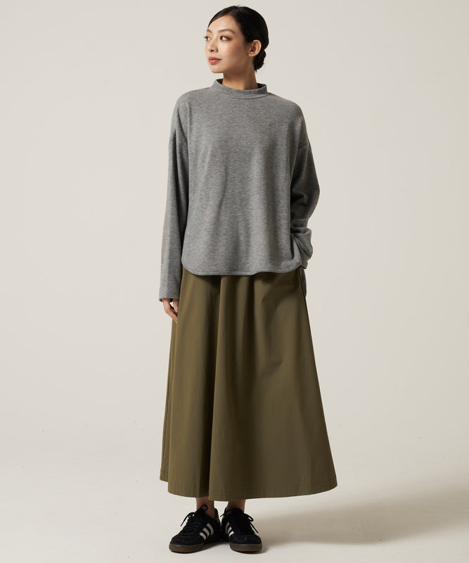 マシュマロ リブ フロー プルオーバー/MARSHMALLOW RIBBED FLOW PULLOVER