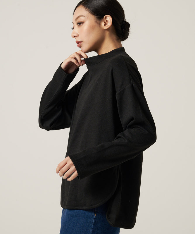 マシュマロ リブ フロー プルオーバー/MARSHMALLOW RIBBED FLOW PULLOVER