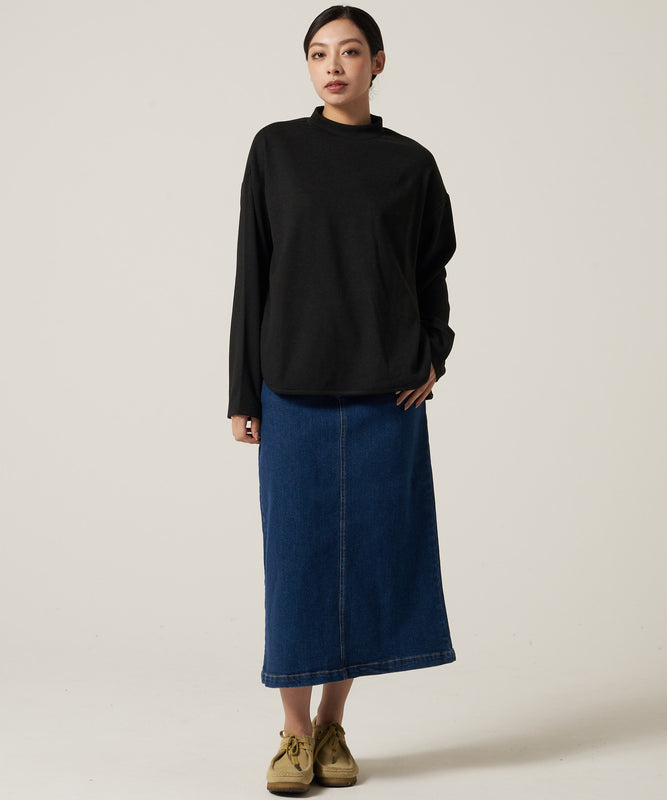 マシュマロ リブ フロー プルオーバー/MARSHMALLOW RIBBED FLOW PULLOVER