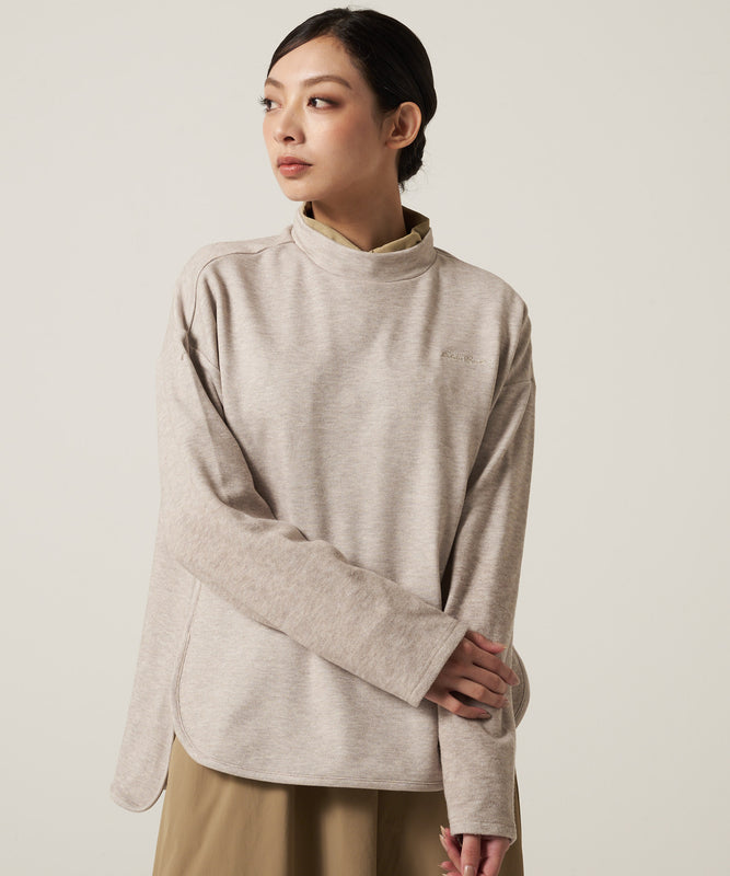 マシュマロ リブ フロー プルオーバー/MARSHMALLOW RIBBED FLOW PULLOVER