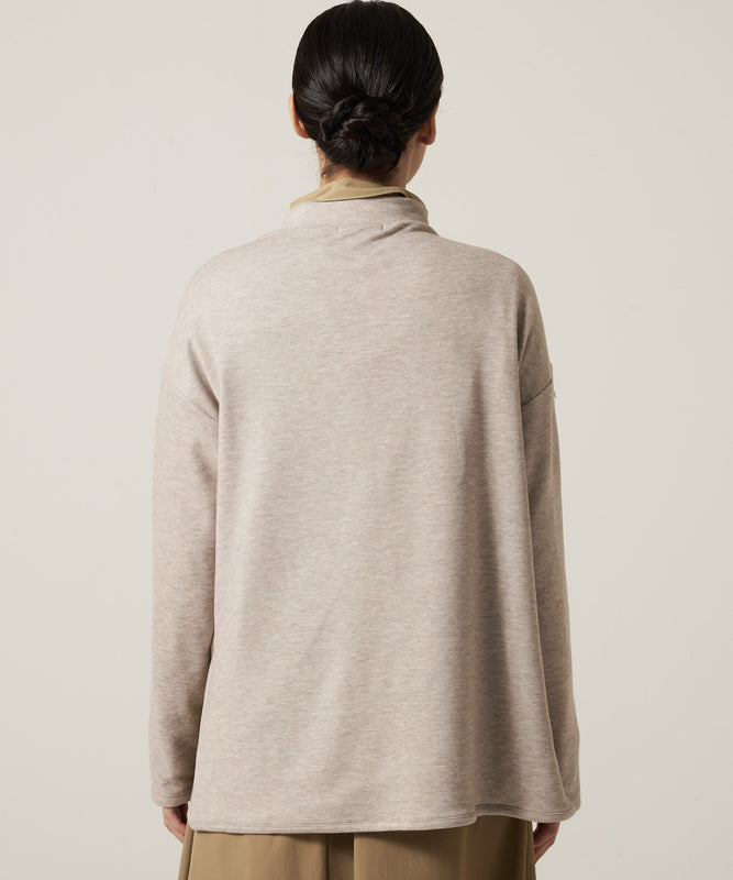 マシュマロ リブ フロー プルオーバー/MARSHMALLOW RIBBED FLOW PULLOVER