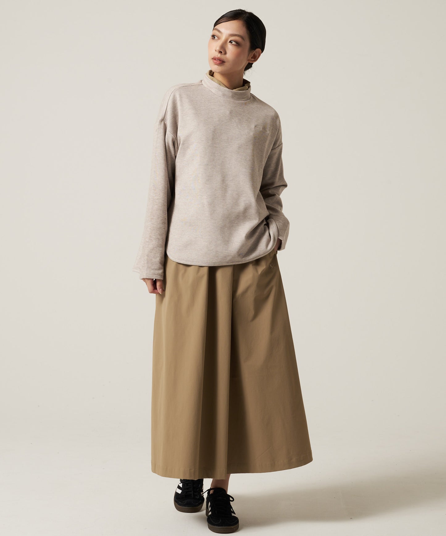 マシュマロ リブ フロー プルオーバー/MARSHMALLOW RIBBED FLOW PULLOVER