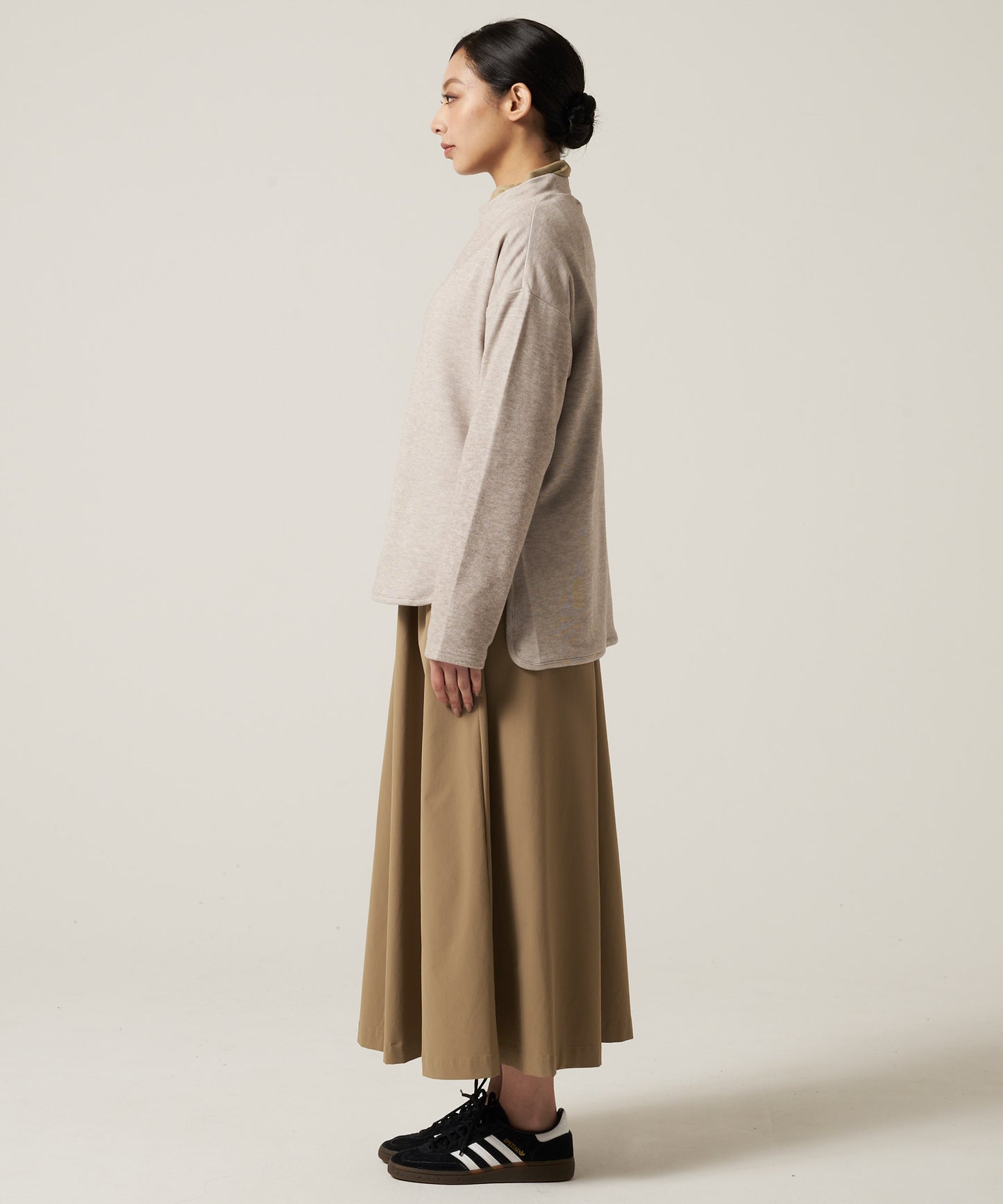 マシュマロ リブ フロー プルオーバー/MARSHMALLOW RIBBED FLOW PULLOVER