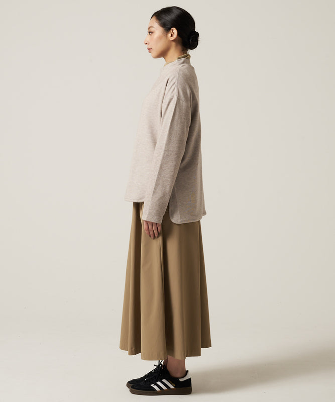 マシュマロ リブ フロー プルオーバー/MARSHMALLOW RIBBED FLOW PULLOVER