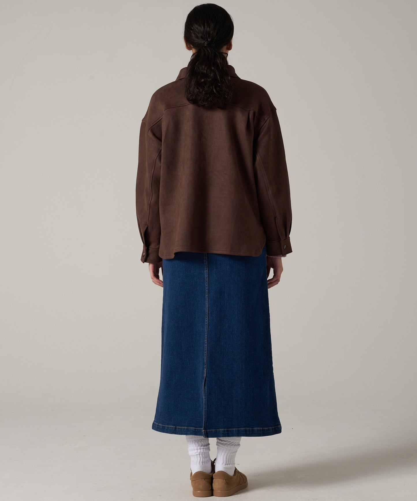 スエード タッチ 長袖シャツ/SUEDE TOUCH LS SHIRT