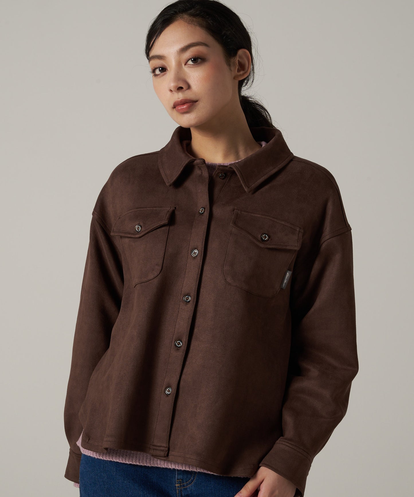 スエード タッチ 長袖シャツ/SUEDE TOUCH LS SHIRT