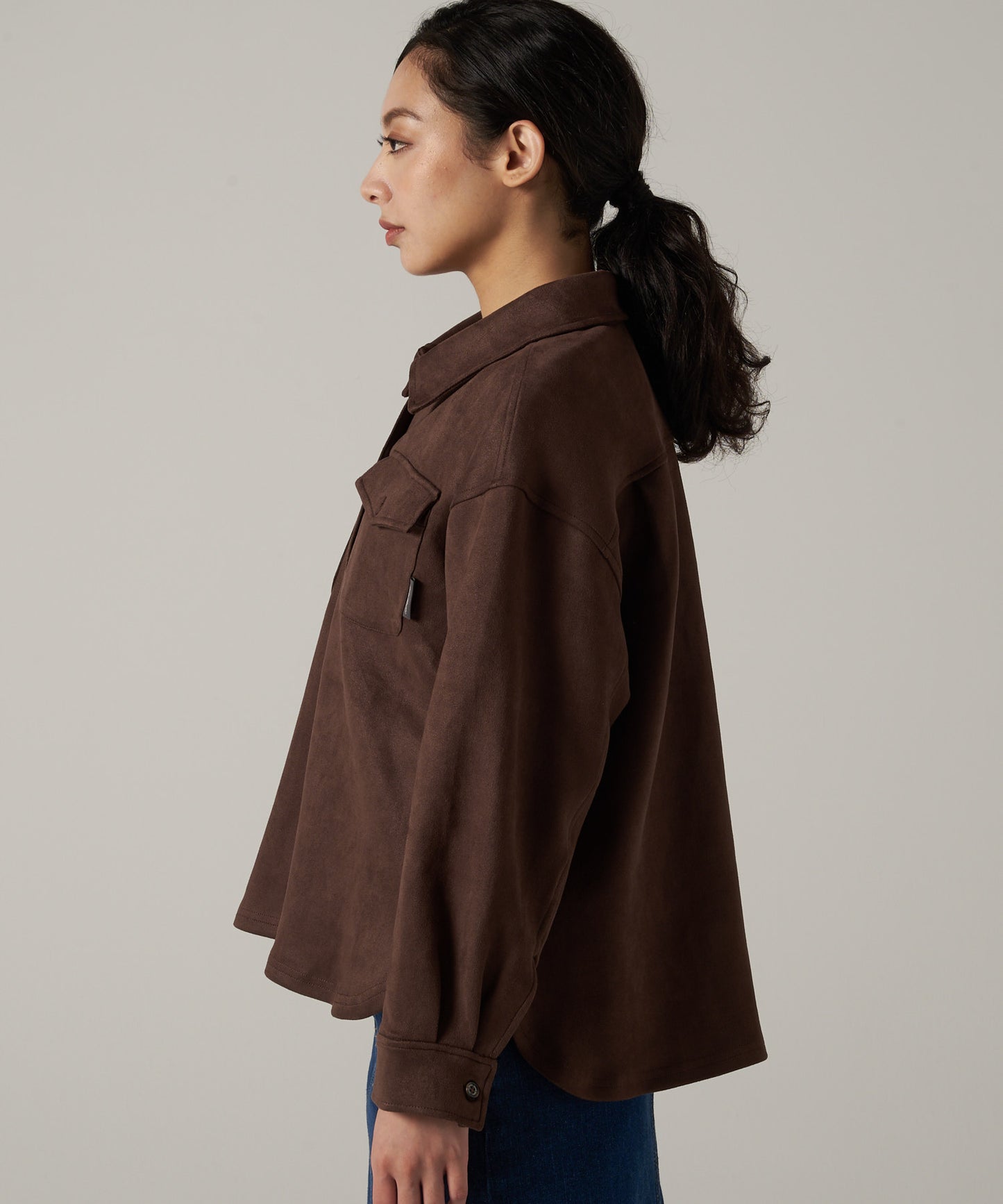 スエード タッチ 長袖シャツ/SUEDE TOUCH LS SHIRT