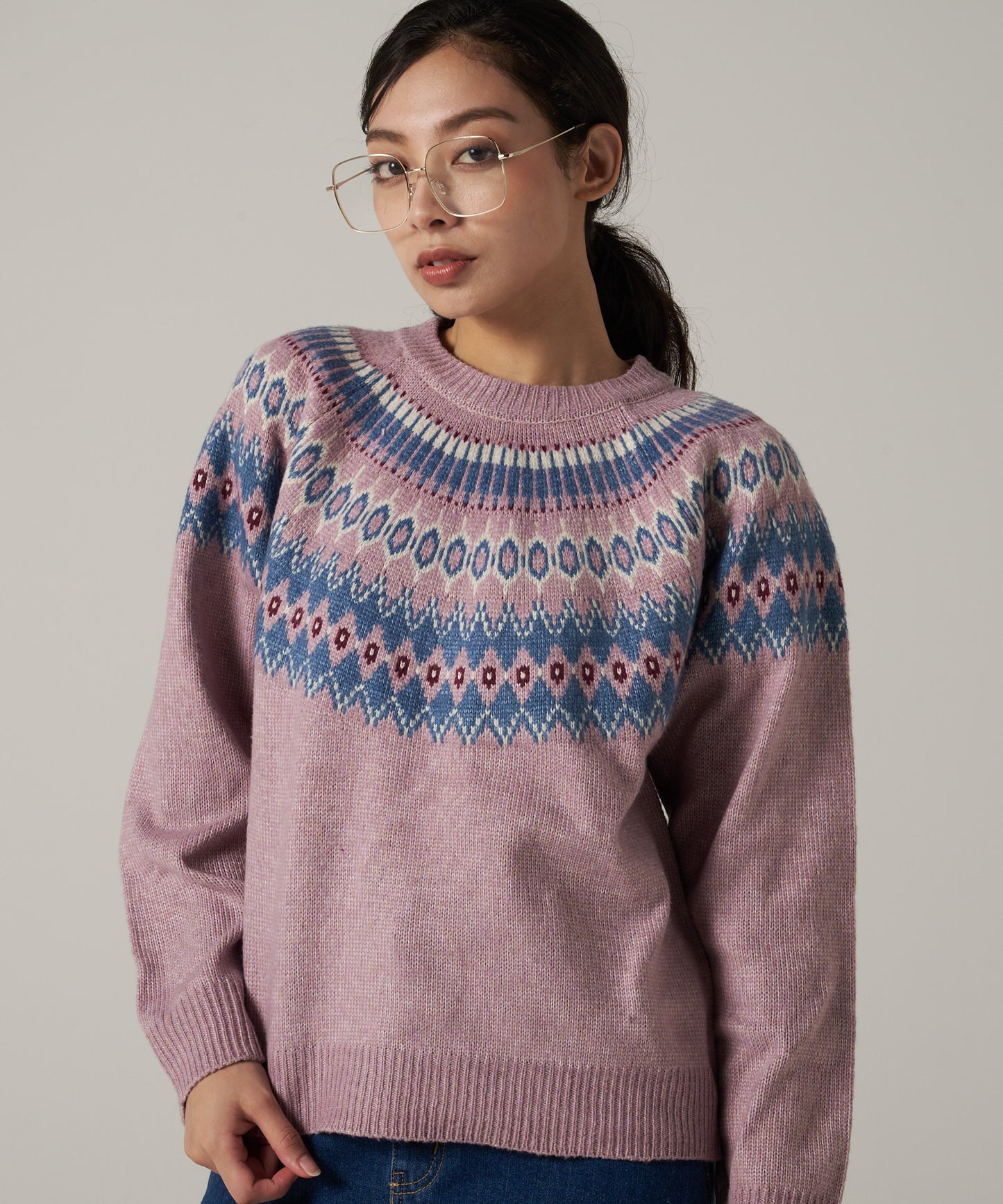 フェアアイル セーター/FAIR ISLE SWEATER