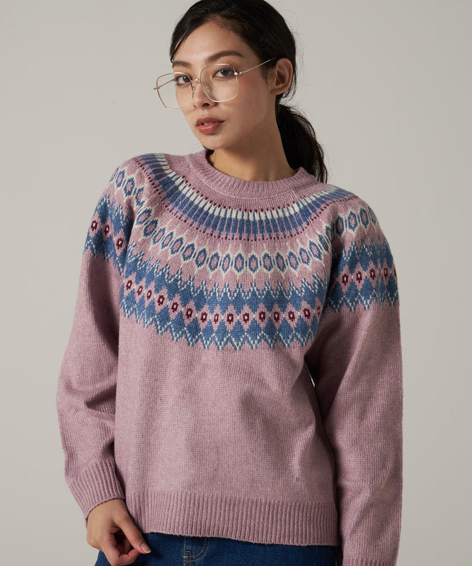 フェアアイル セーター/FAIR ISLE SWEATER