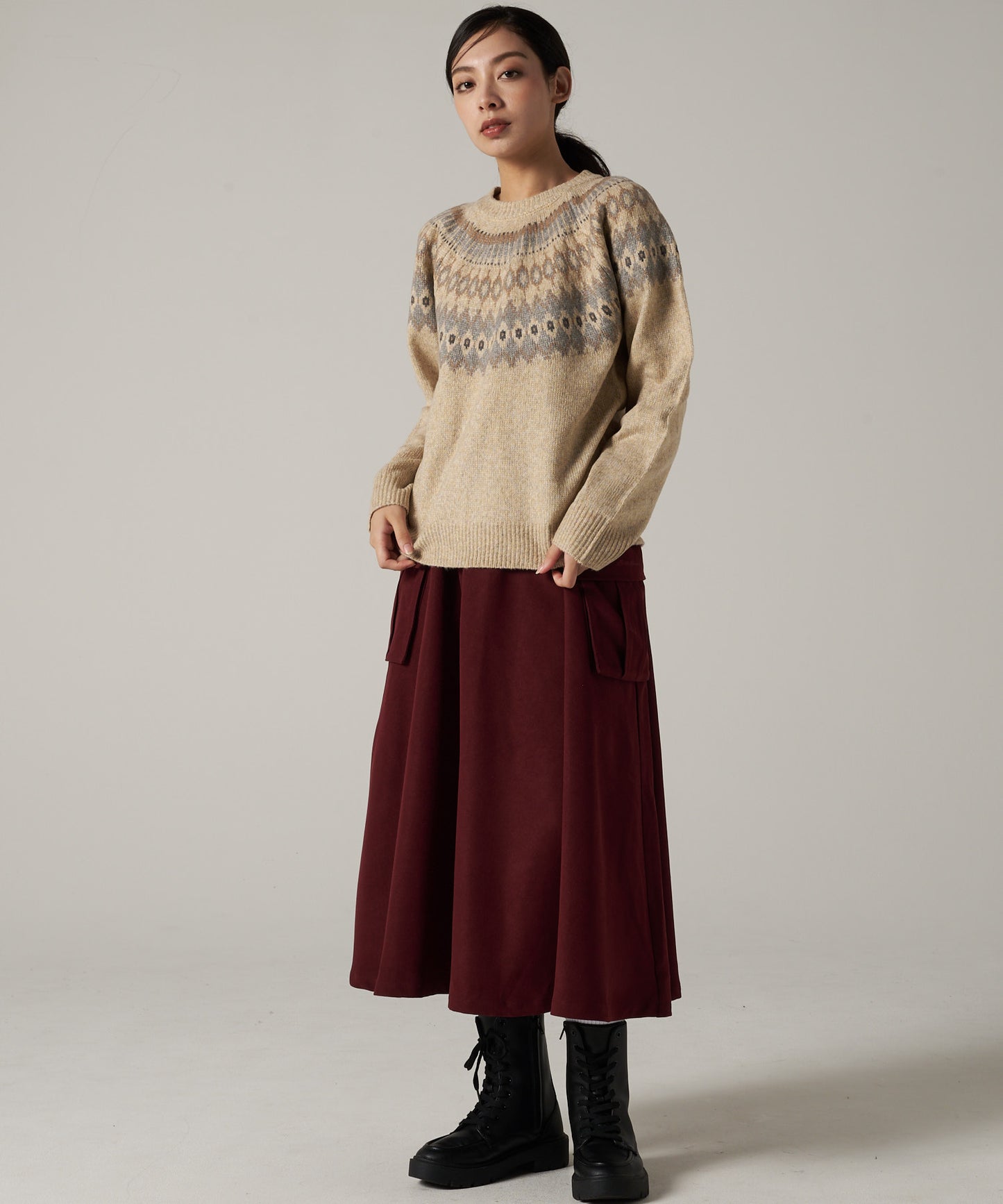 フェアアイル セーター/FAIR ISLE SWEATER