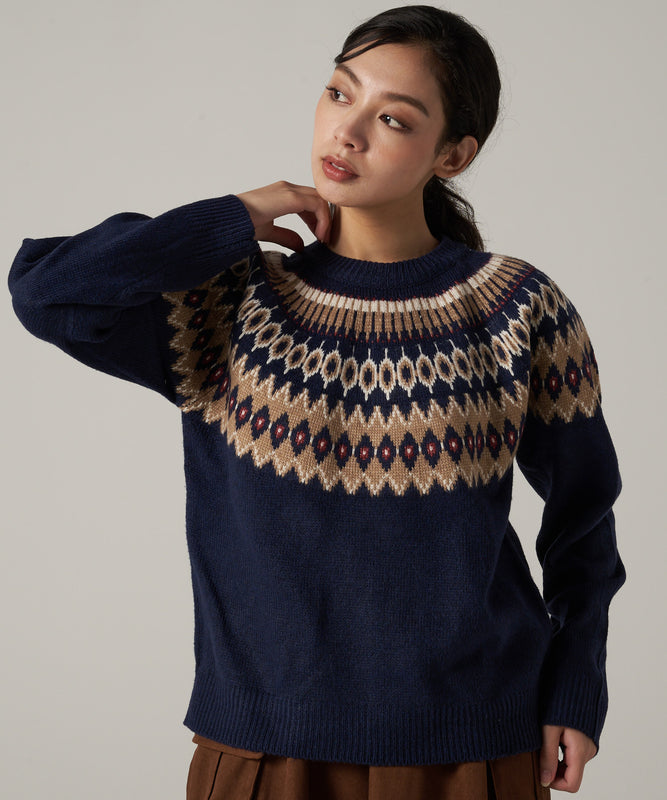 フェアアイル セーター/FAIR ISLE SWEATER