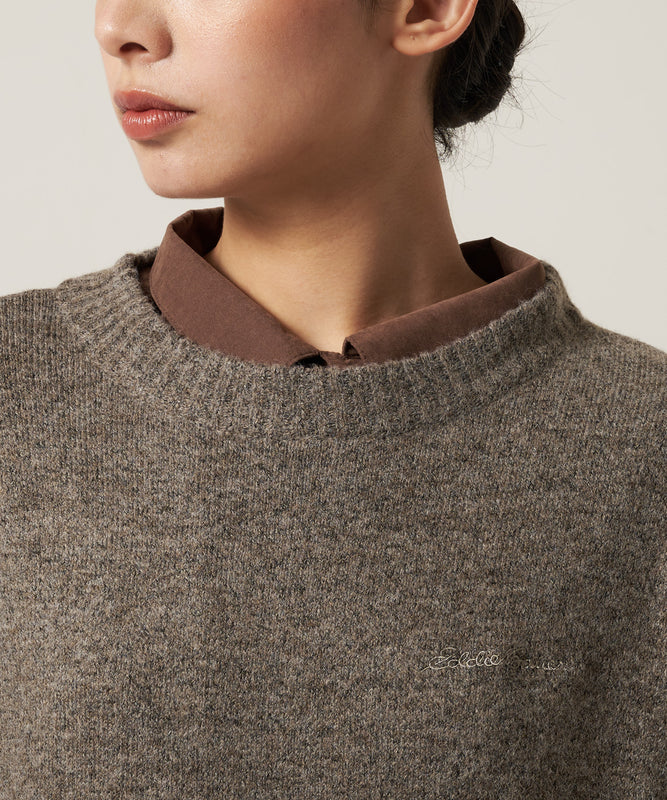 ウォーム リブニットワンピース /WARM RIBBED KNIT DRESS