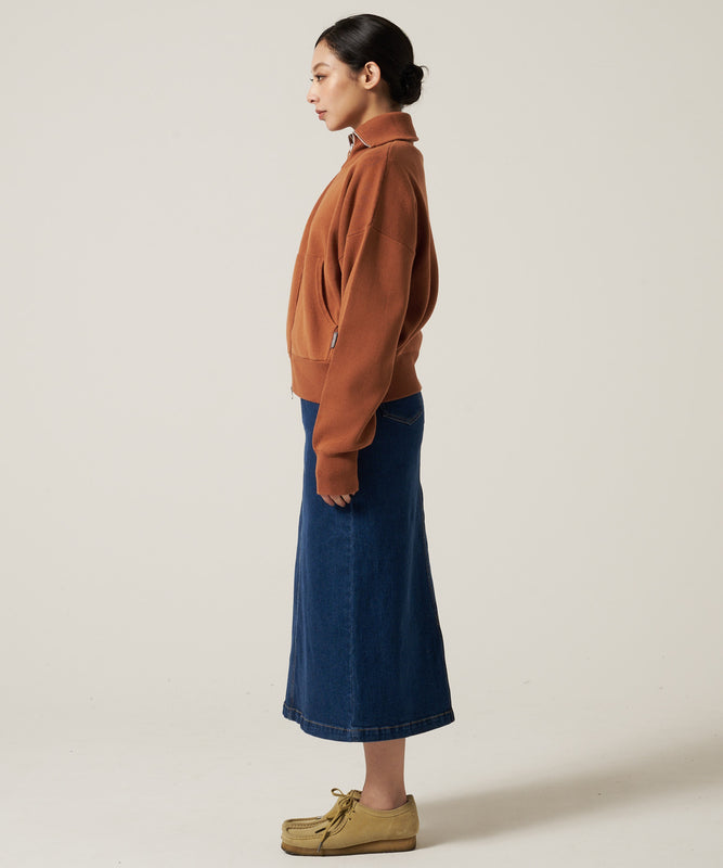 コージー フルジップ セーター/COZY SWEATER FULL ZIP