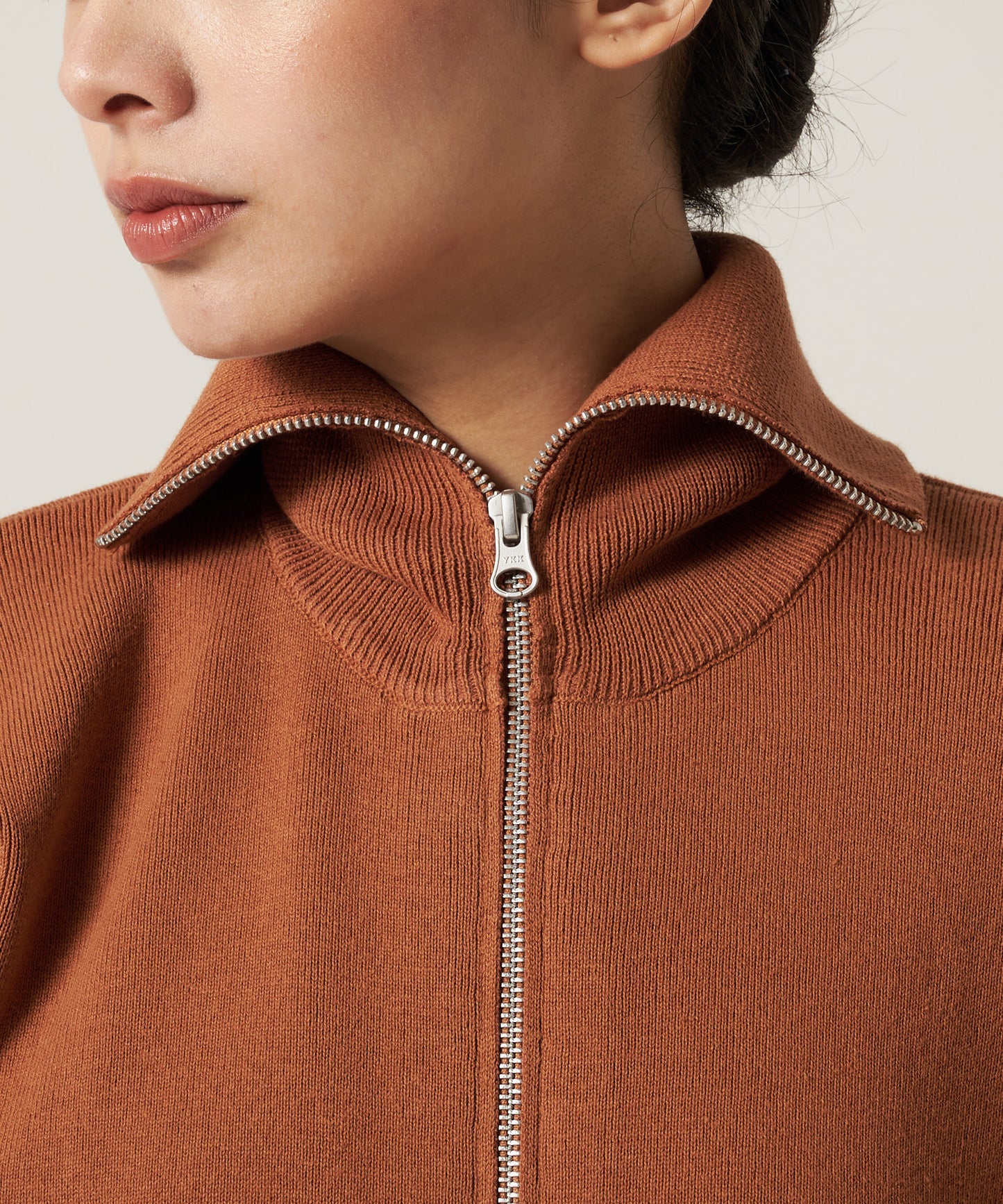 コージー フルジップ セーター/COZY SWEATER FULL ZIP