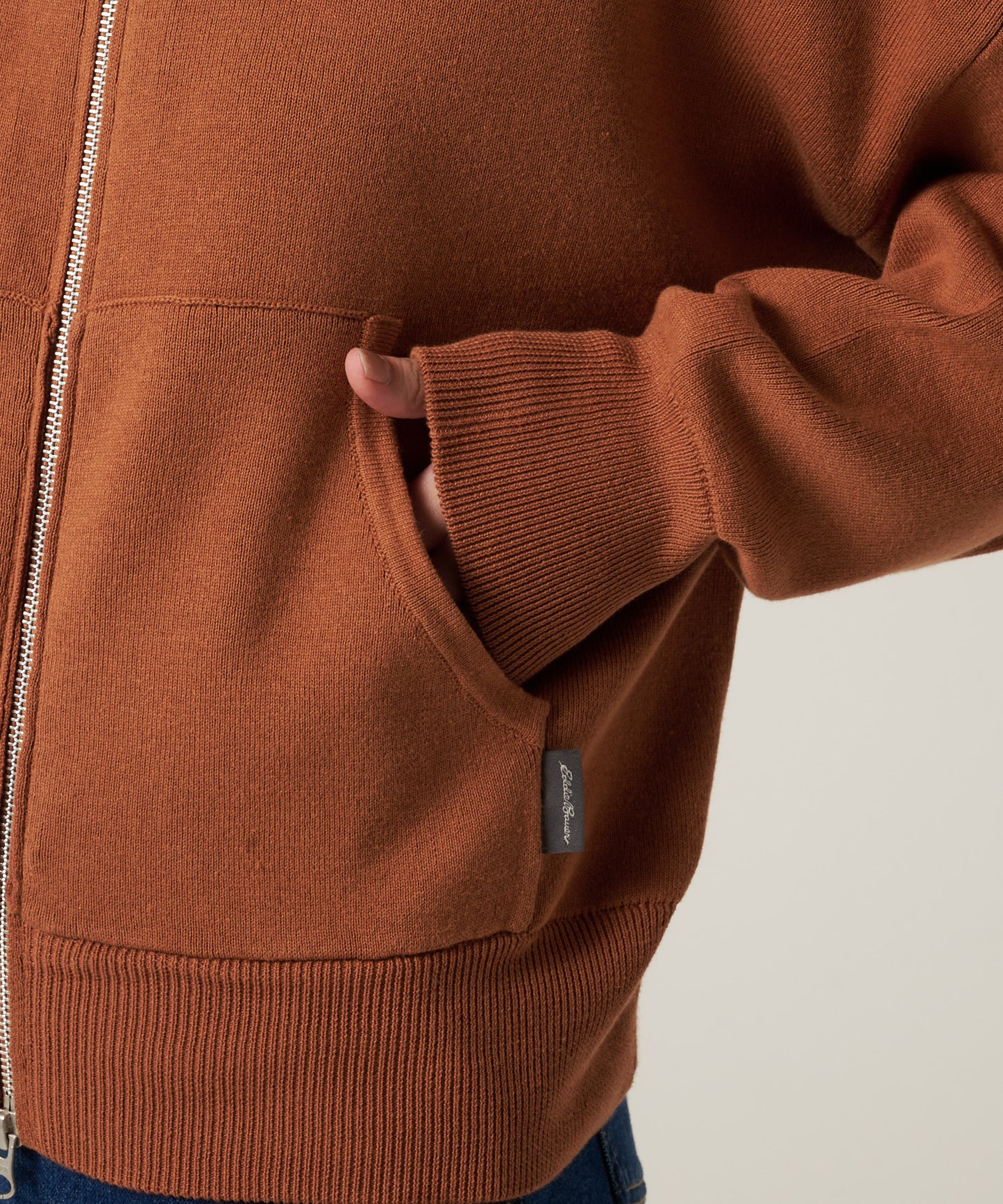 コージー フルジップ セーター/COZY SWEATER FULL ZIP