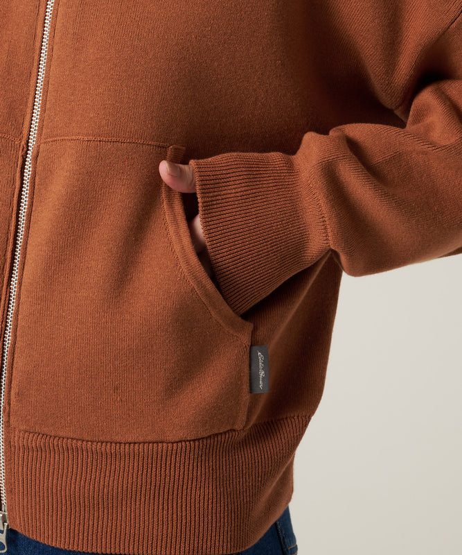 コージー フルジップ セーター/COZY SWEATER FULL ZIP