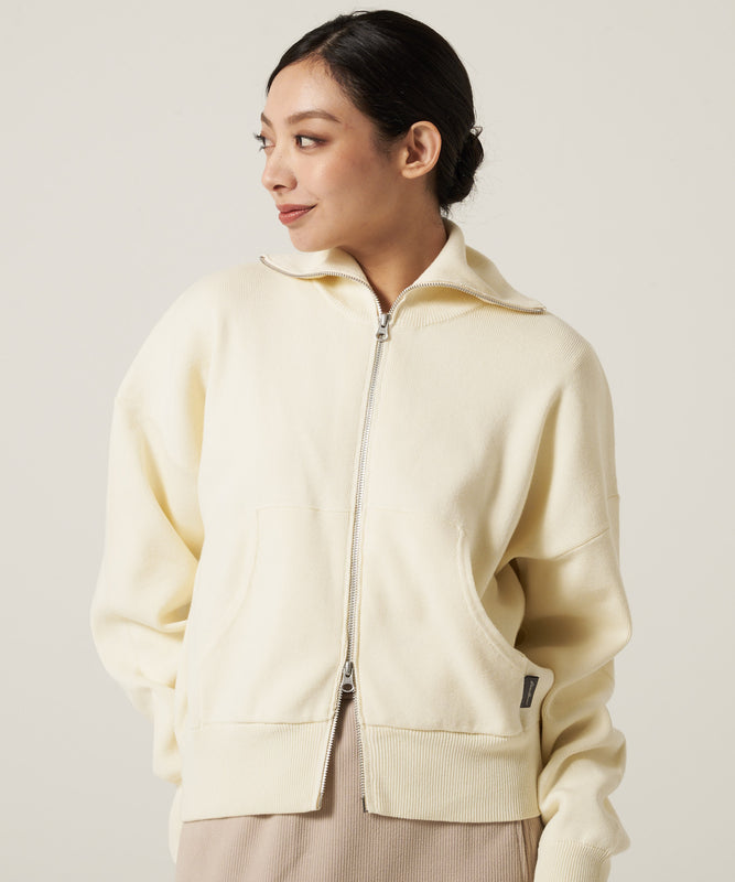 コージー フルジップ セーター/COZY SWEATER FULL ZIP