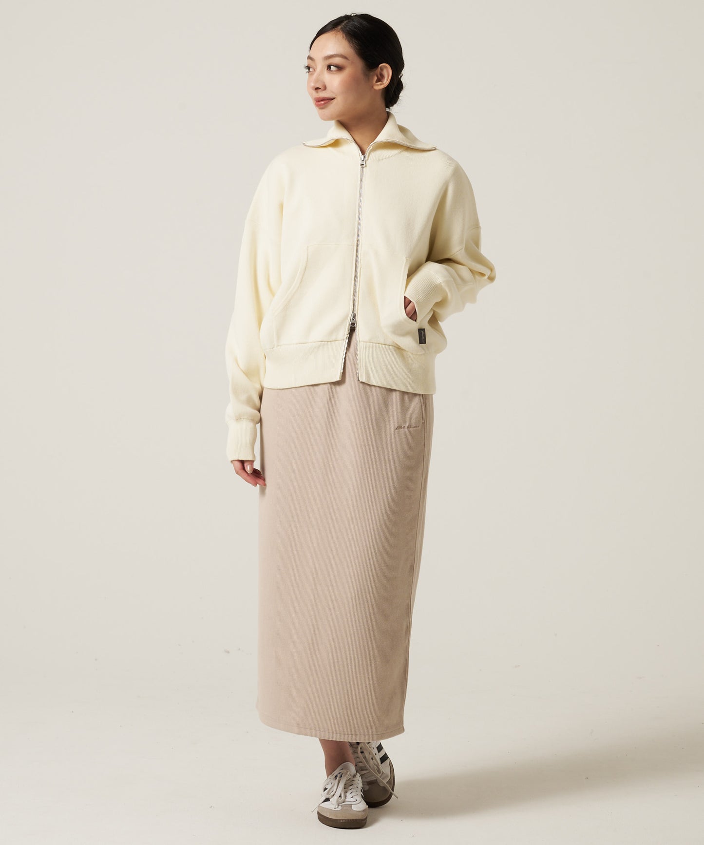 コージー フルジップ セーター/COZY SWEATER FULL ZIP