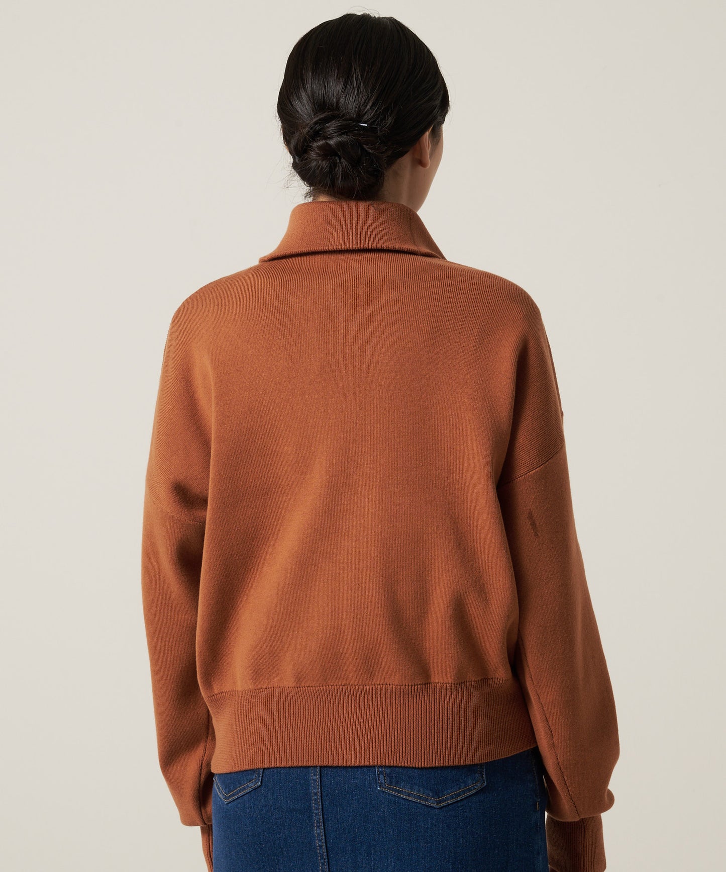 コージー フルジップ セーター/COZY SWEATER FULL ZIP