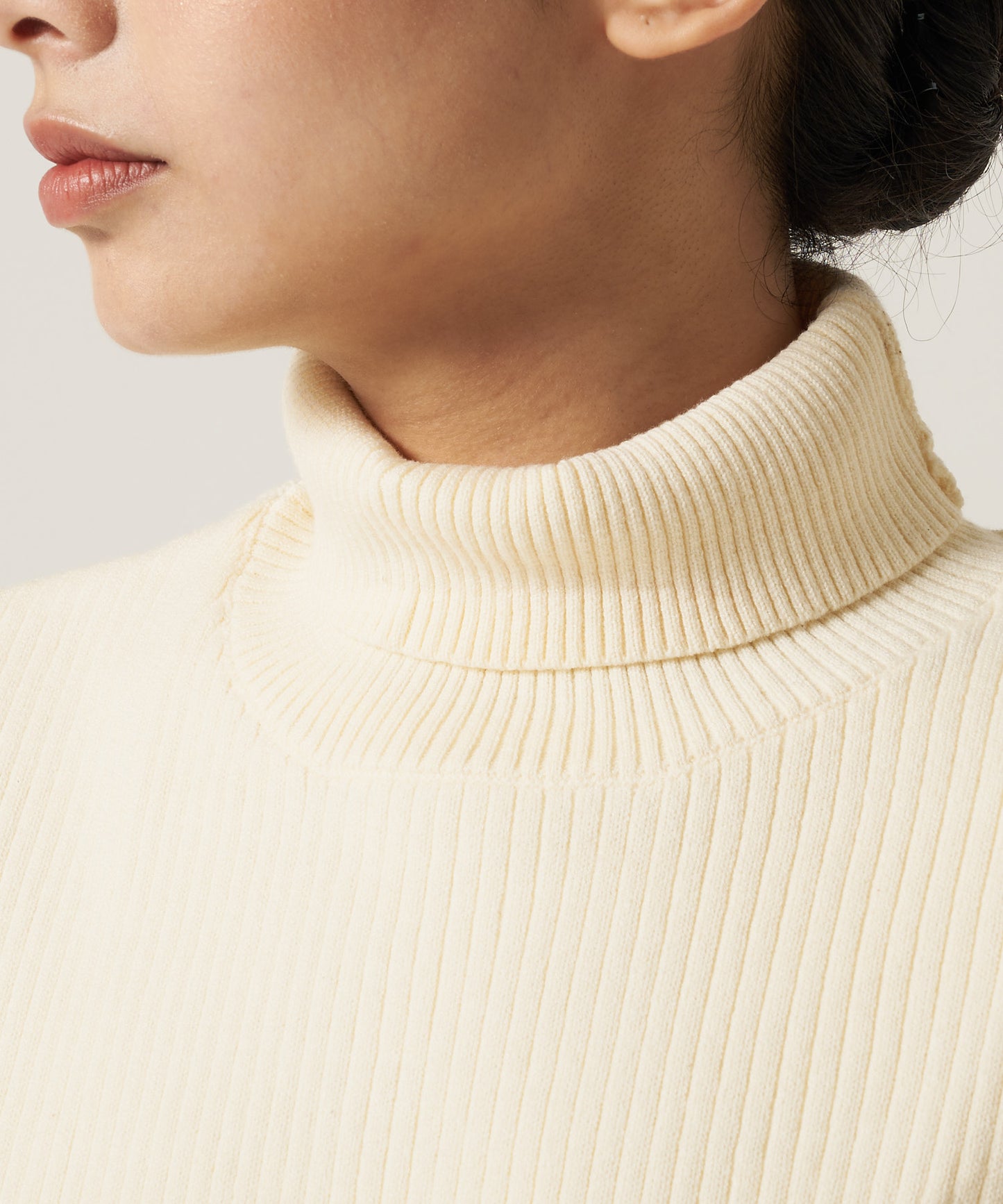 モックネック ニットベスト ＆ インナーTシャツ セット /MOCK NECK KNIT VEST & INNER TEE