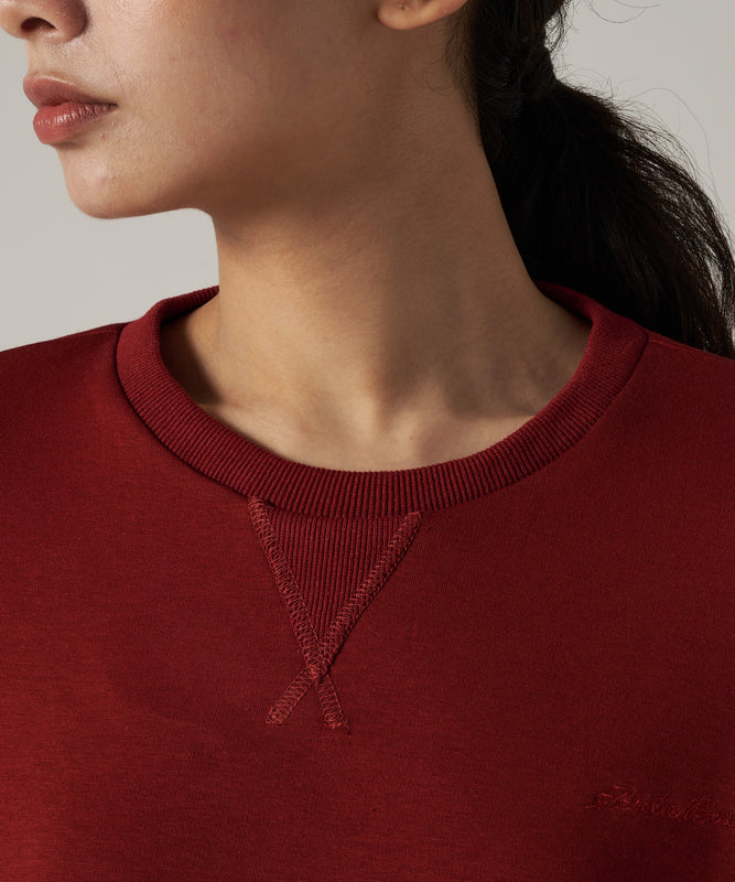 シャギー ライニング 長袖ワンピース /SHAGGY LINING LS DRESS