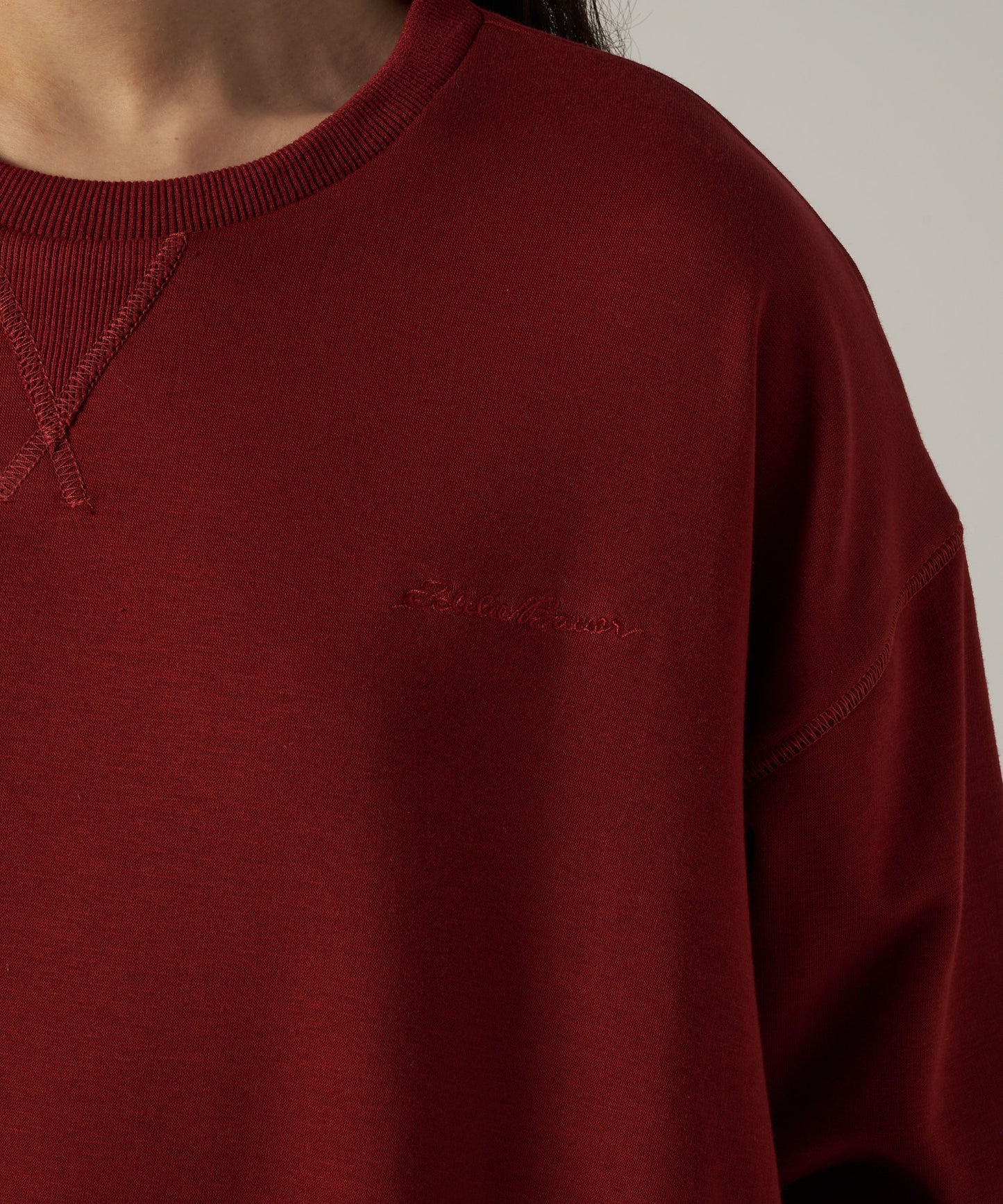 シャギー ライニング 長袖ワンピース /SHAGGY LINING LS DRESS