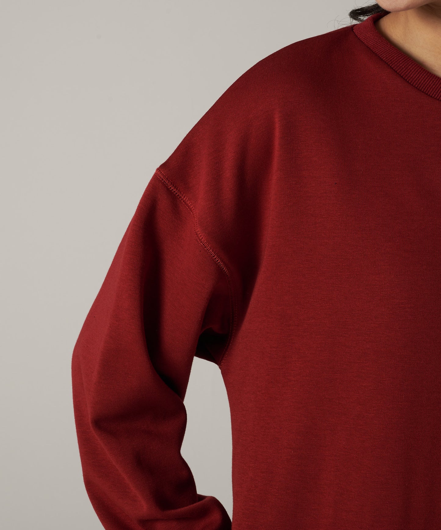 シャギー ライニング 長袖ワンピース /SHAGGY LINING LS DRESS