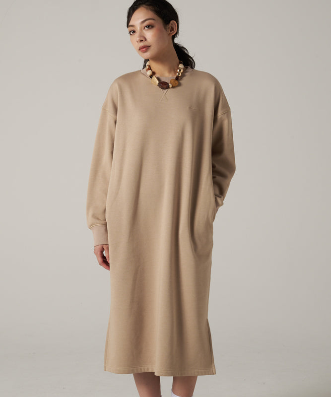 シャギー ライニング 長袖ワンピース /SHAGGY LINING LS DRESS