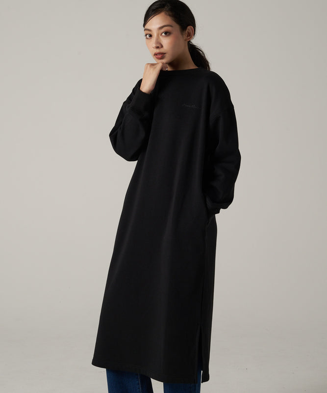 シャギー ライニング 長袖ワンピース /SHAGGY LINING LS DRESS