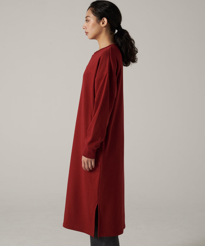 シャギー ライニング 長袖ワンピース /SHAGGY LINING LS DRESS