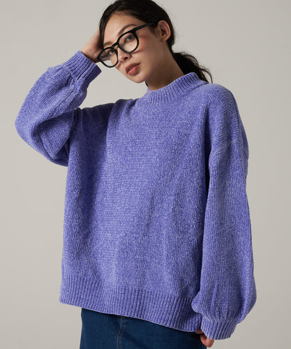 シェニール ニット プルオーバー/CHENILLE KNIT PULLOVER