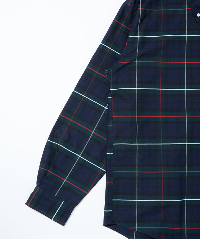 オックス ストライプ/チェック ボタンダウンシャツ/OX STRIPE/CHK BD SHIRT