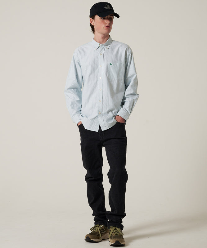 【予約】オックス ストライプ/チェック ボタンダウンシャツ/OX STRIPE/CHK BD SHIRT