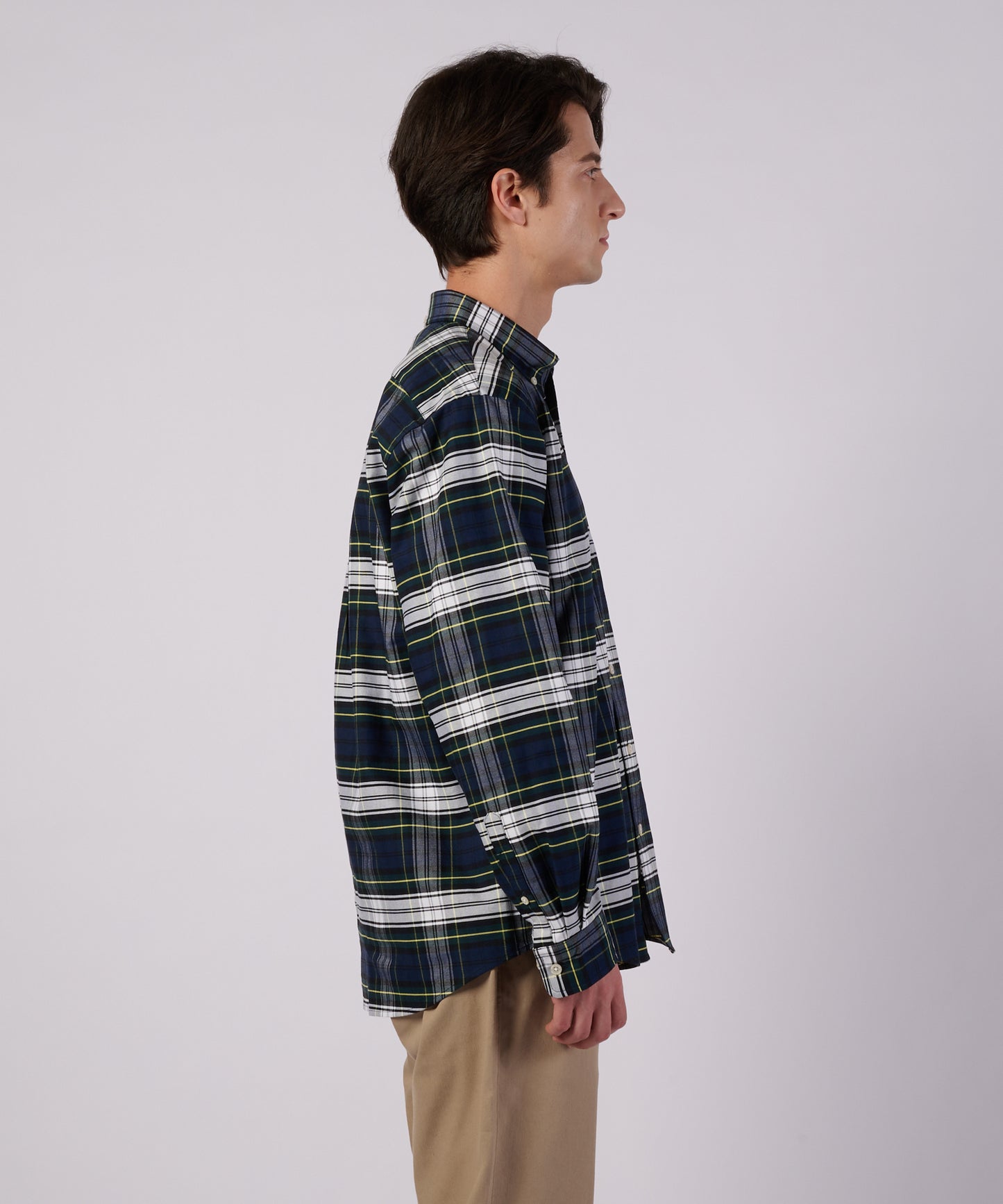 オックス ストライプ/チェック ボタンダウンシャツ/OX STRIPE/CHK BD SHIRT