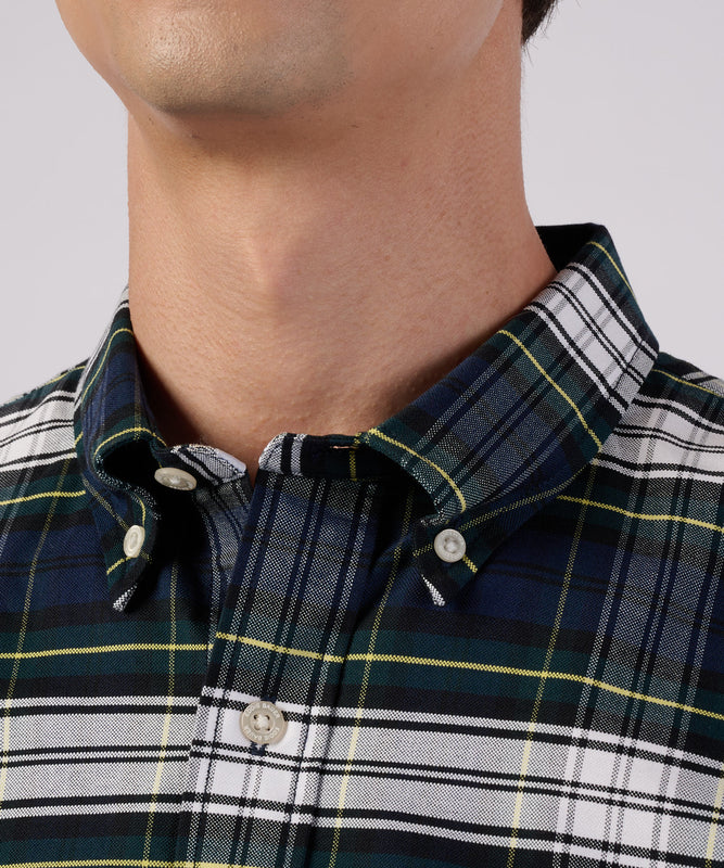 オックス ストライプ/チェック ボタンダウンシャツ/OX STRIPE/CHK BD SHIRT