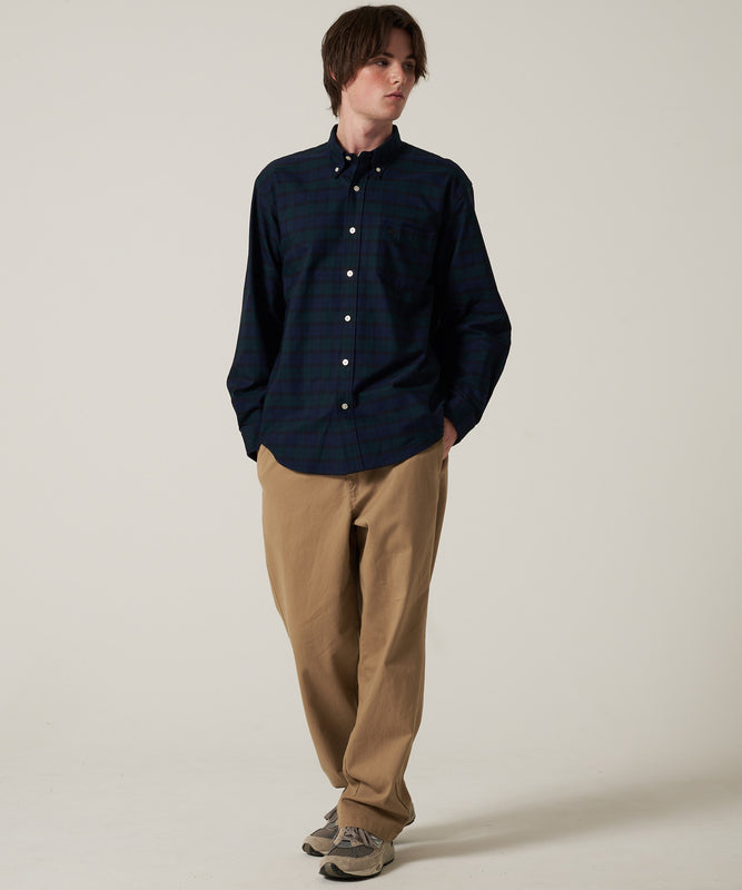 【予約】オックス ストライプ/チェック ボタンダウンシャツ/OX STRIPE/CHK BD SHIRT