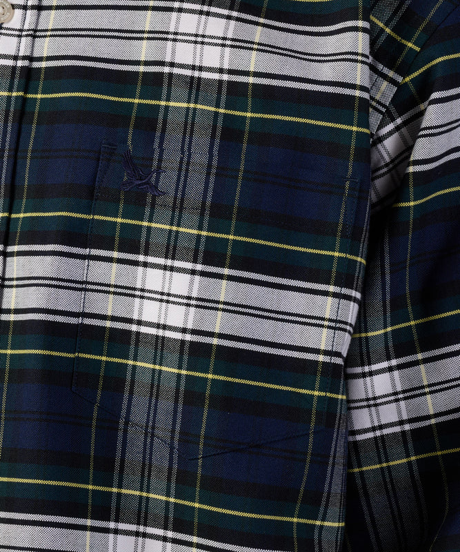 オックス ストライプ/チェック ボタンダウンシャツ/OX STRIPE/CHK BD SHIRT