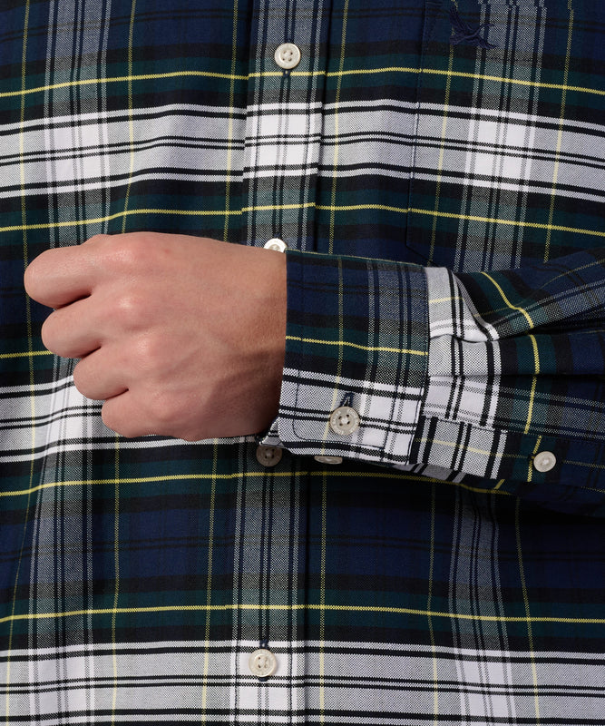 オックス ストライプ/チェック ボタンダウンシャツ/OX STRIPE/CHK BD SHIRT