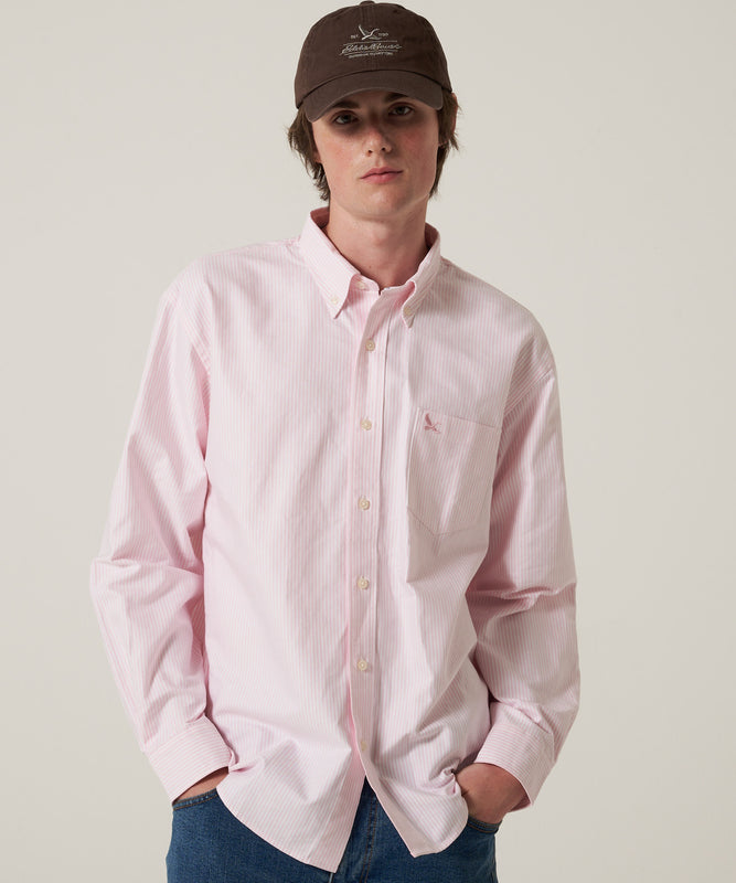 【予約】オックス ストライプ/チェック ボタンダウンシャツ/OX STRIPE/CHK BD SHIRT