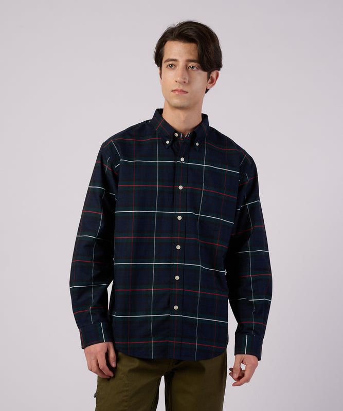 オックス ストライプ/チェック ボタンダウンシャツ/OX STRIPE/CHK BD SHIRT