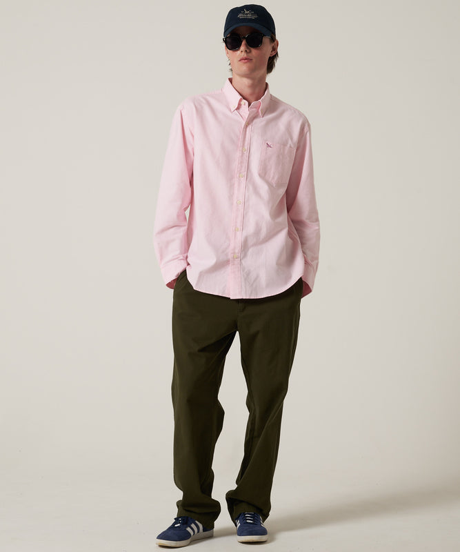 オックスフォード 刺繡 ボタンダウンシャツ/OXFORD EMB BD SHIRTS