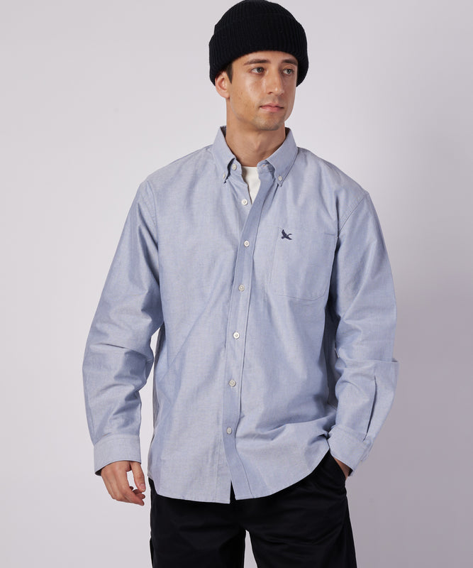 オックスフォード 刺繡 ボタンダウンシャツ/OXFORD EMB BD SHIRTS
